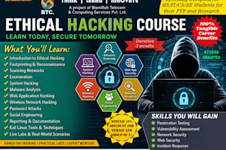 teach cybersecurity course to graduates and fresh starters