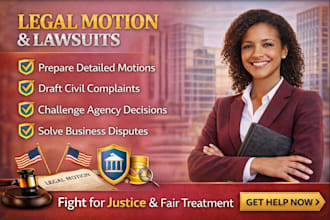 draft legal motions or petitions on divorce, alimony or child support
