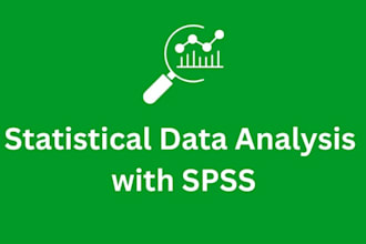 do statistical data analysis with spss, stata, excel and write a report