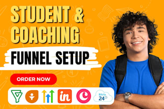 do student, coaching funnels zoho bigin freshsales bitrix24 ghl copper insightly