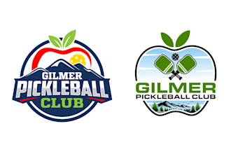design unique pickleball logo with source files