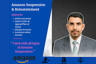write an amazon account reinstatement appeal letter and poa