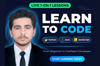 be your python tutor and teach you python, java or javascript from scratch