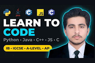 be your python tutor and teach you python, java or javascript from scratch