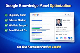 create a verified google knowledge panel or knowledge graph
