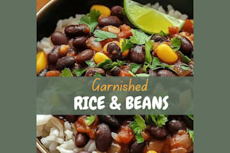 create rice and beans recipes for local and international dishes