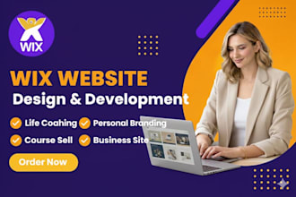 design a stunning portfolio or personal branding website on wix