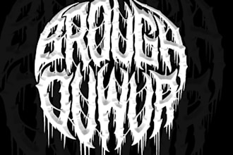 design a logo for your heavy metal or hardcore band