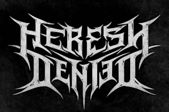 create a unique extreme metal logo