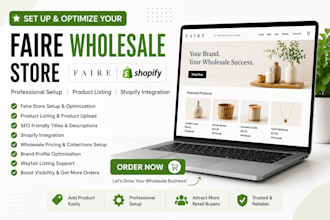 integrate faire wholesale with shopify store for automated inventory and orders