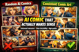 create ai comic book ai comic illustration ai generated images with nano banana