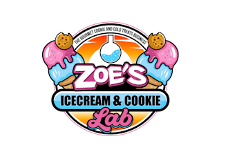 create creative good looking icecream and cookie logo design