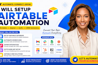 setup airtable automation airtable database zapier softr expert airtable crm
