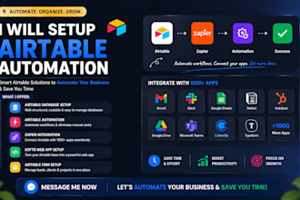 setup airtable automation airtable database zapier softr expert airtable crm