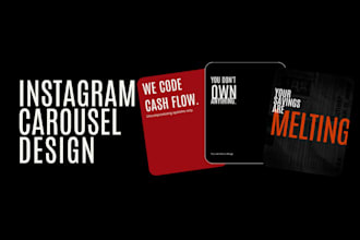 design instagram carousel for your finance content