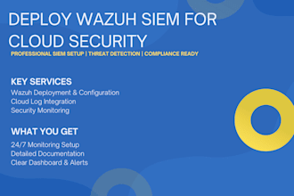 deploy and configure wazuh siem for cloud security