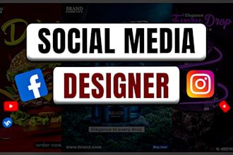 design clean and modern graphics for social media and marketing