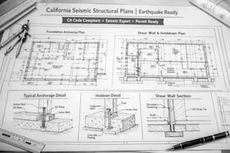 provide seismic structural plans for california homes