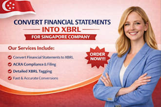 convert financial statements into xbrl for singapore company