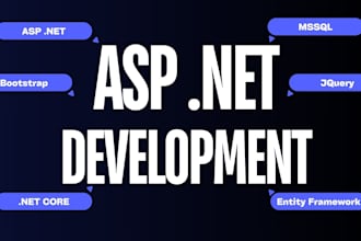 develop web application with dot net