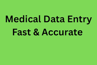 do medical data entry and patient records