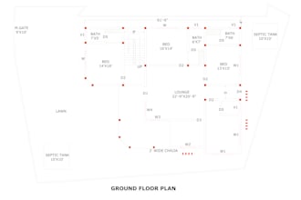 architectural 2d floor plans, layouts, section or elevations