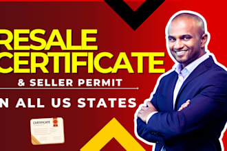obtain resale certificate reseller sales tax permit in all usa states