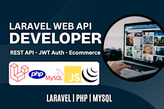 develop a laravel website and rest API, fix bugs, and install laravel app