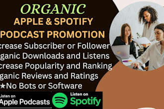 do organic podcast promotion with targeted audiences