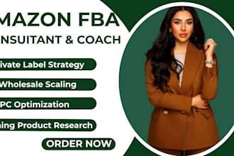 be your amazon fba consultant, coach and mentor for private label success