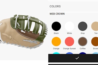 customize 2d 3d baseball, boxing glove using shopify kickflip, zakeke pod store