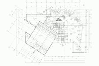 professional autocad 2d drafting and redraw floor plans