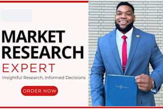 conduct market research, market analysis, and competitor analysis