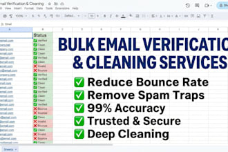 do bulk email verification and clean your email list to reduce bounce rate