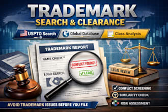 conduct a comprehensive trademark search and clearance
