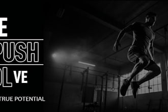 design clean and modern minisite web banners