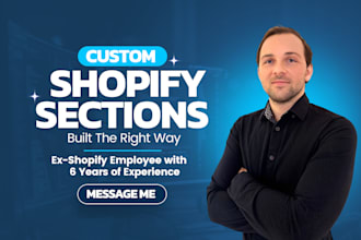 design sections, templates and customize shopify themes