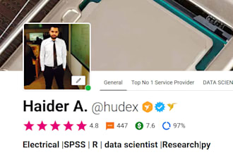 be your expert data scientist for data analysis and visualisation