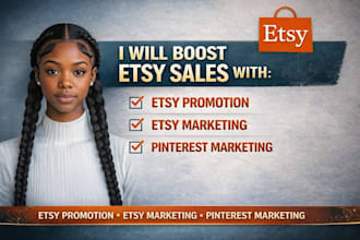 boost etsy sales with etsy promotion, etsy marketing, pinterest marketing