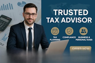 be your trusted tax advisor for personal and business taxes