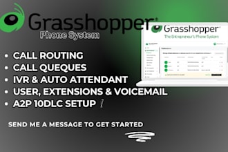 set up your grasshopper business phone system