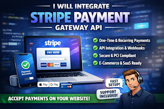 integrate stripe payment gateway API into your website