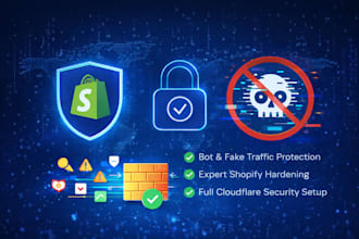 add advanced shopify store security and stop bot attacks