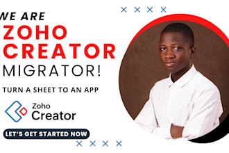 migrate your spreadsheets or legacy system into zoho creator apps