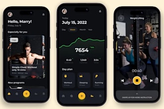 develop ai powered fitness app and personalized workout app