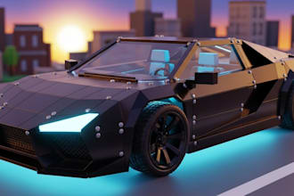 create high quality roblox car models with realistic details
