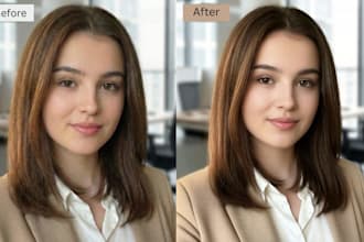 enhance, retouch, upscale ai professional headshots and portraits