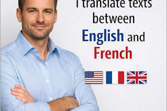 je suis traducteur anglais french