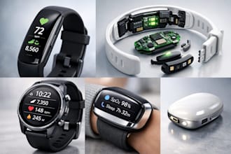 wearables and smart fitness tech 3d product design cad model rendering prototype