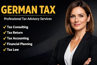 do german bookkeeping, vat, income tax, corporate tax return filings via elster